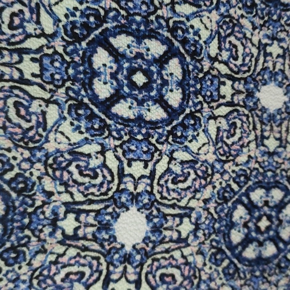 Bobeau. Blue, Sleeveless, Back Tie, Swing Hemline Mini Dress. NWOT. Size S - Picture 3 of 8